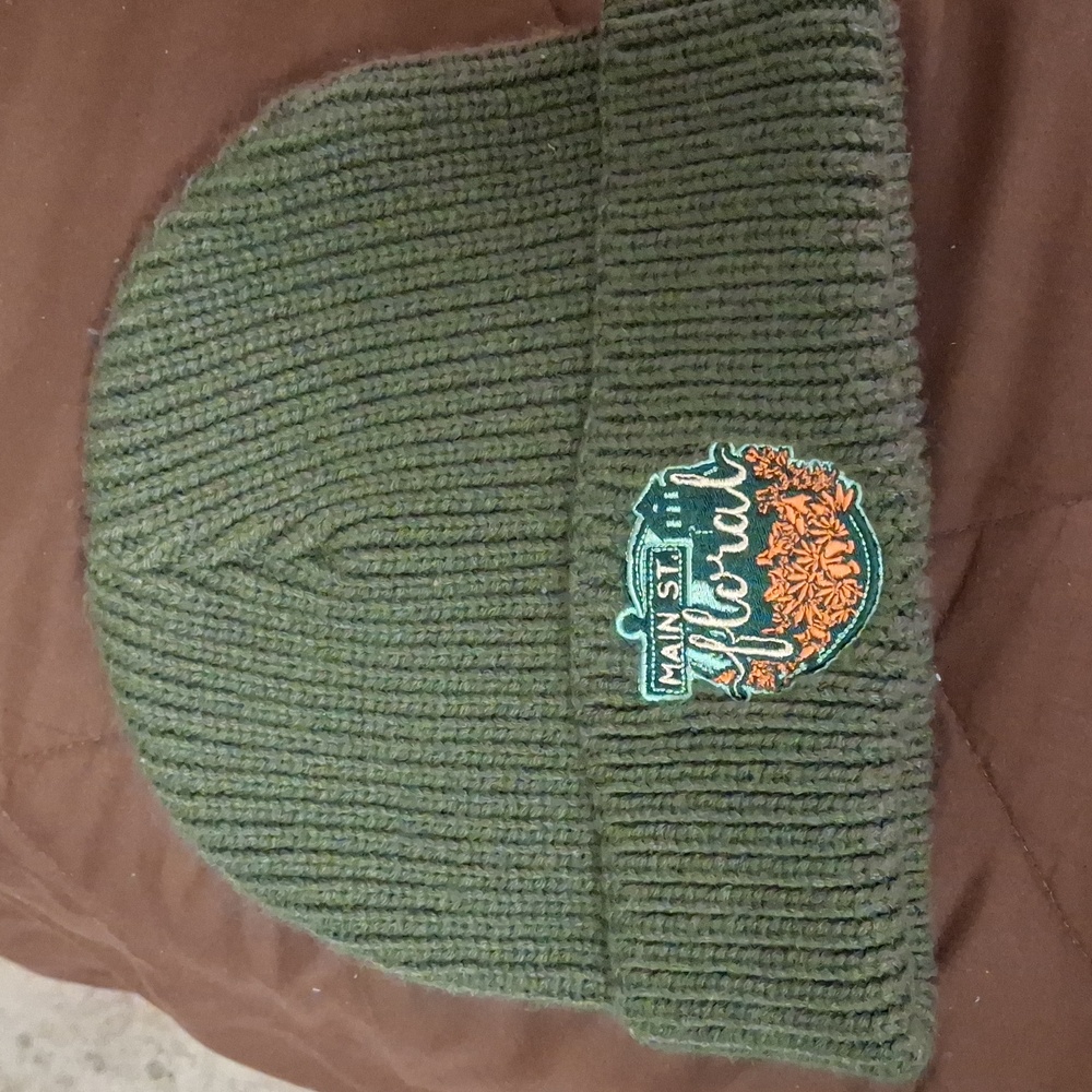 100% acrylic stocking cap, new, warm, and nice.